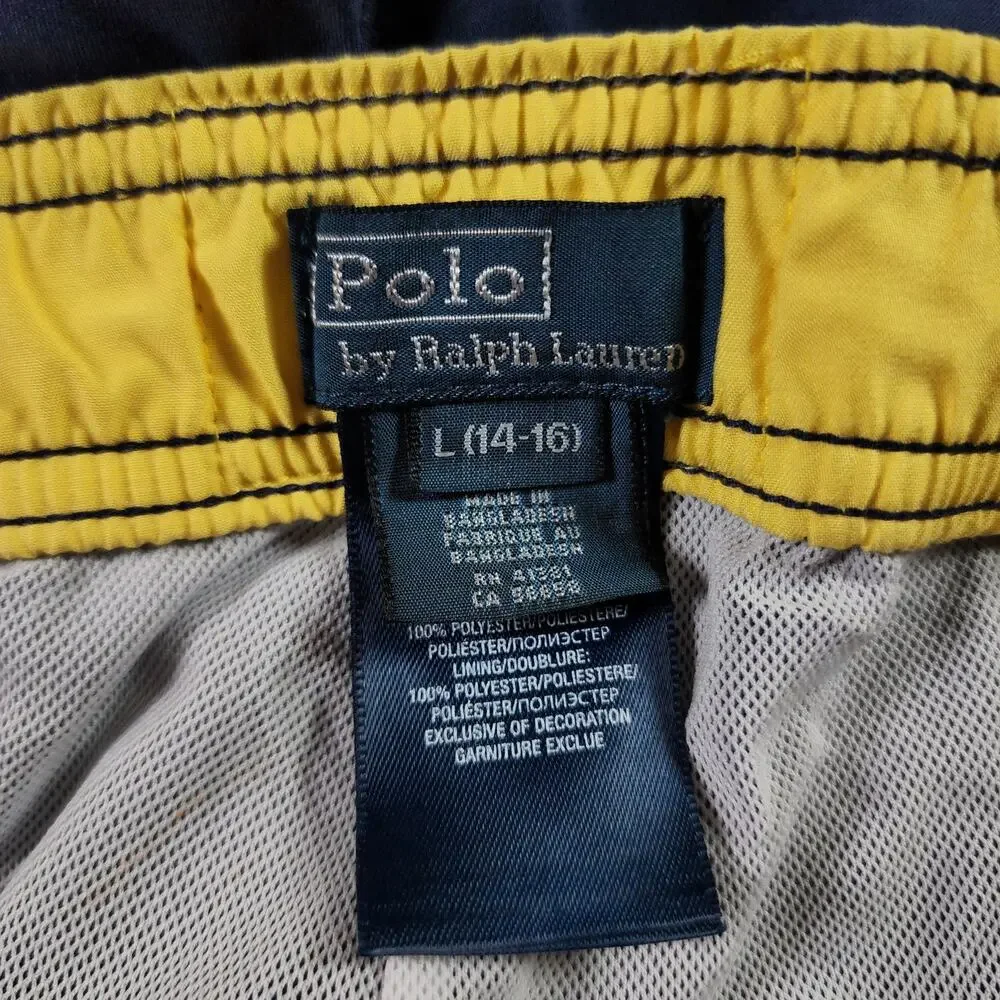 Polo Ralph Lauren Youth Large(14-16) Swim Trunks Board Shorts Big Pony Logo